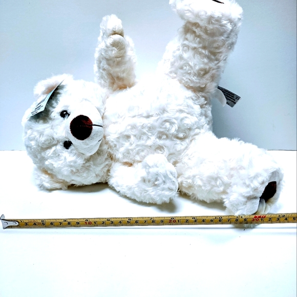 The Bear Factory Signature Collection White 13" Polar Bear Stuffed Plush Toy - Picture 8 of 8
